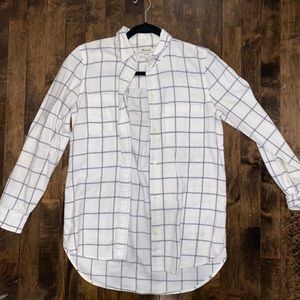 Maxwell gray and white flannel